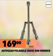 Autogear Foldable Cross Rim Wrench WS03