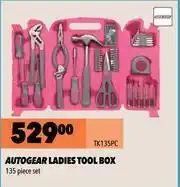 Midas Autogear Ladies Tool Box TK135PC offer
