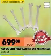 Midas Ampro Slim Profile Open & Wrench Set T40481 offer