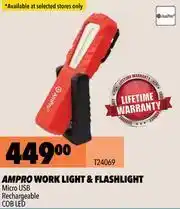Midas Ampro Work Light & Flashlight T24069 offer