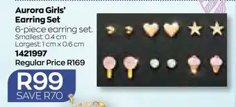 Aurora Girls' Earring Set