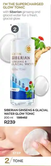 Siberian Ginseng & Glacial Water Glow Tonic