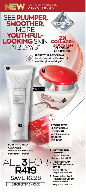 AVON Anew Reversalist offer