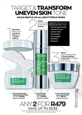 Anew Even Texture & Tone