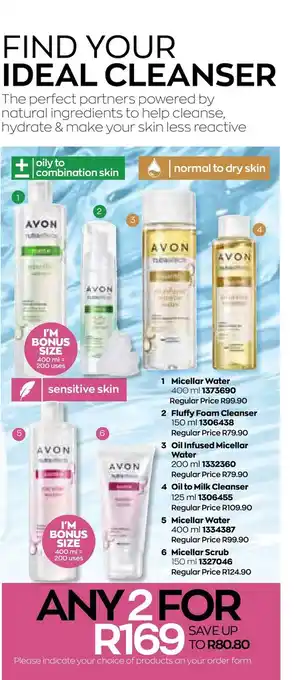 AVON Avon Ideal Cleanser offer