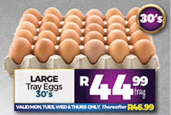 Take 'n Pay Large Tray Eggs 30's offer