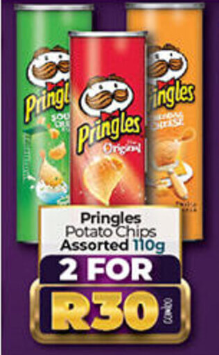 Take 'n Pay Pringles Potato Chips Assorted 110g offer