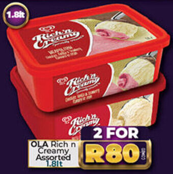 Take 'n Pay OLA Rich n Creamy Assorted 1.8lt offer