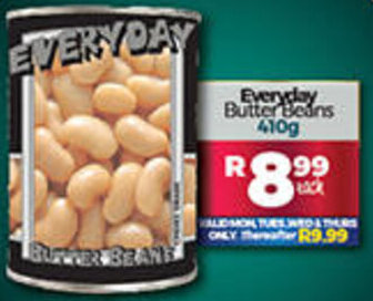 Take 'n Pay Everyday Butter Beans 410g offer