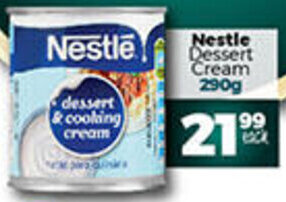 Take 'n Pay Nestle Dessert Cream 290g offer