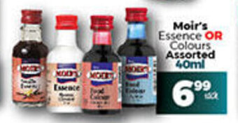 Take 'n Pay Moir's Essence or Colours Assorted 40ml offer