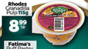 Take 'n Pay Rhodes Granadilla Pulp 115g offer