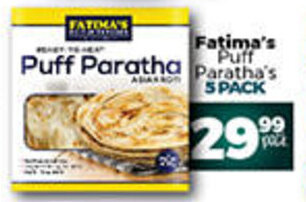 Take 'n Pay Fatima's Puff Paratha's 5 Pack offer