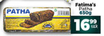 Take 'n Pay Fatima's Patha 650g offer