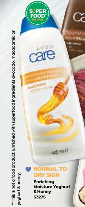 AVON Enriching Moisture Yoghurt & Honey offer