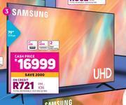 Game Samsung 70" UHD TV 70AU7000 offer