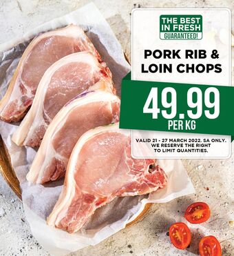 Food Lover's Market Pork chops offer