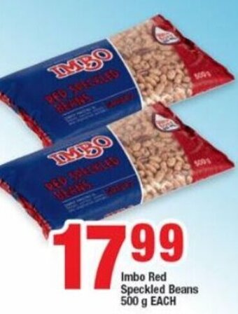 Imbo Red Speckled Beans 500g