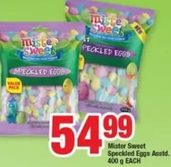 OK Foods Mister Sweet Speckled Eggs Asstd 400g offer