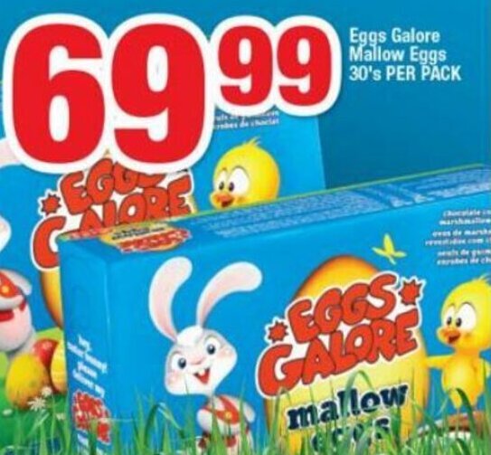 OK Foods Eggs Galore Mallow Eggs 30 per pack offer