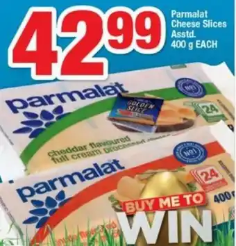 OK Foods Parmalat Cheese Slices Asstd 400g offer