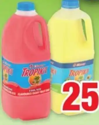 OK Foods Clover Tropika Flavoured Dairy Fruit Blend Asstd 2L offer