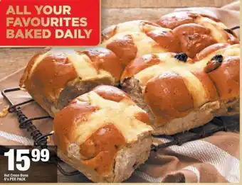 OK Foods Hor Cross Buns 6's offer