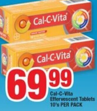 OK Foods Cal-C-Vita Effervescent Tablets 10's offer
