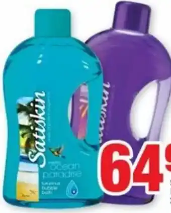 OK Foods Satiskin Foam Bath Asstd 2Litre offer