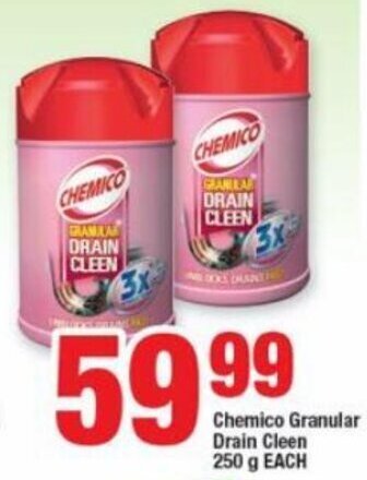 OK Foods Chemico Granular Drain Cleen 250g offer