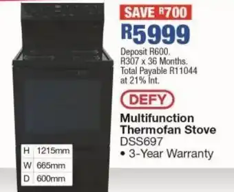 OK Furniture Multifunction thermofan stove dss697 offer