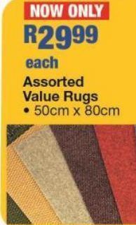 OK Furniture Assorted value rugs offer