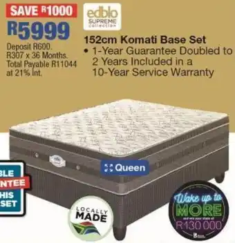 OK Furniture Komati base set offer
