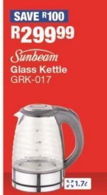 OK Furniture Glass kettle grk-017 offer