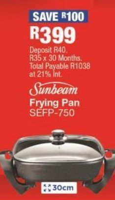 OK Furniture Frying pan sefp-750 offer
