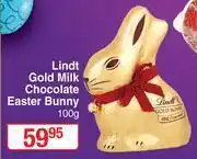 Dis-Chem Lindt Gold Milk Chocolate Easter Bunny-100g offer