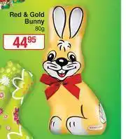 Riegelein Red & Gold Bunny-80g
