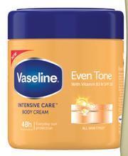Dis-Chem Vaseline Body Cream Assorted-400ml offer