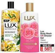 Dis-Chem Lux Body Wash Or Shower Gel Assorted-750ml Each offer