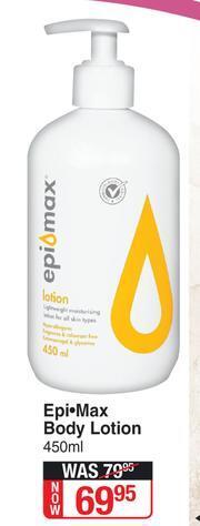 Dis-Chem Epi-Max Body Lotion-450ml offer