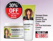 Dis-Chem Twisted Sista Amazing Dream Curls Cream Gel 360g Or Curl Activator Creme 221ml-Each offer