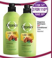 Dis-Chem Organics Shampoo Or Conditioner Assorted-1L offer