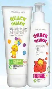 Dis-Chem Mellor&Russell Quack Quack Baby Protection Cream 75ml Or Nourishing Milk 200ml-Each offer