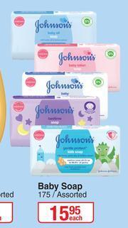 Dis-Chem Johnson's Baby Soap Assorted-175g Each offer