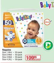 Dis-Chem Baby Things Nappies-Per Pack offer