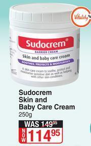 Dis-Chem Sudocrem Skin & Baby Care Cream-250g offer