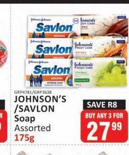 Soap johnson's/savlon