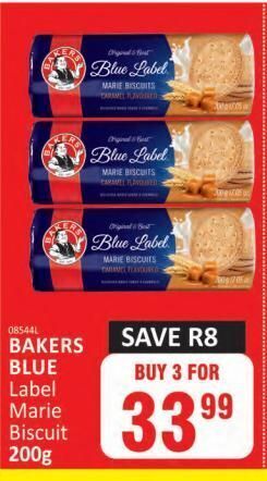 Bakers blue label marie biscuits