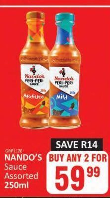 KitKat Cash and Carry Sauces nando's offer