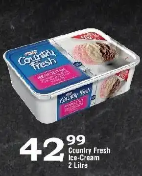 Oxford Freshmarket Country Fresh Ice-Cream 2 Litre offer